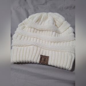 C.C Ivory Knit Beanie